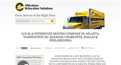 Desktop Screenshot of milestonerelocation.com